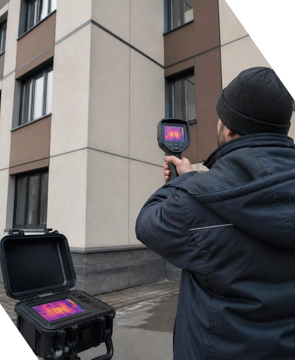 Тепловизионное обследование зданий и сооружений в Дубне